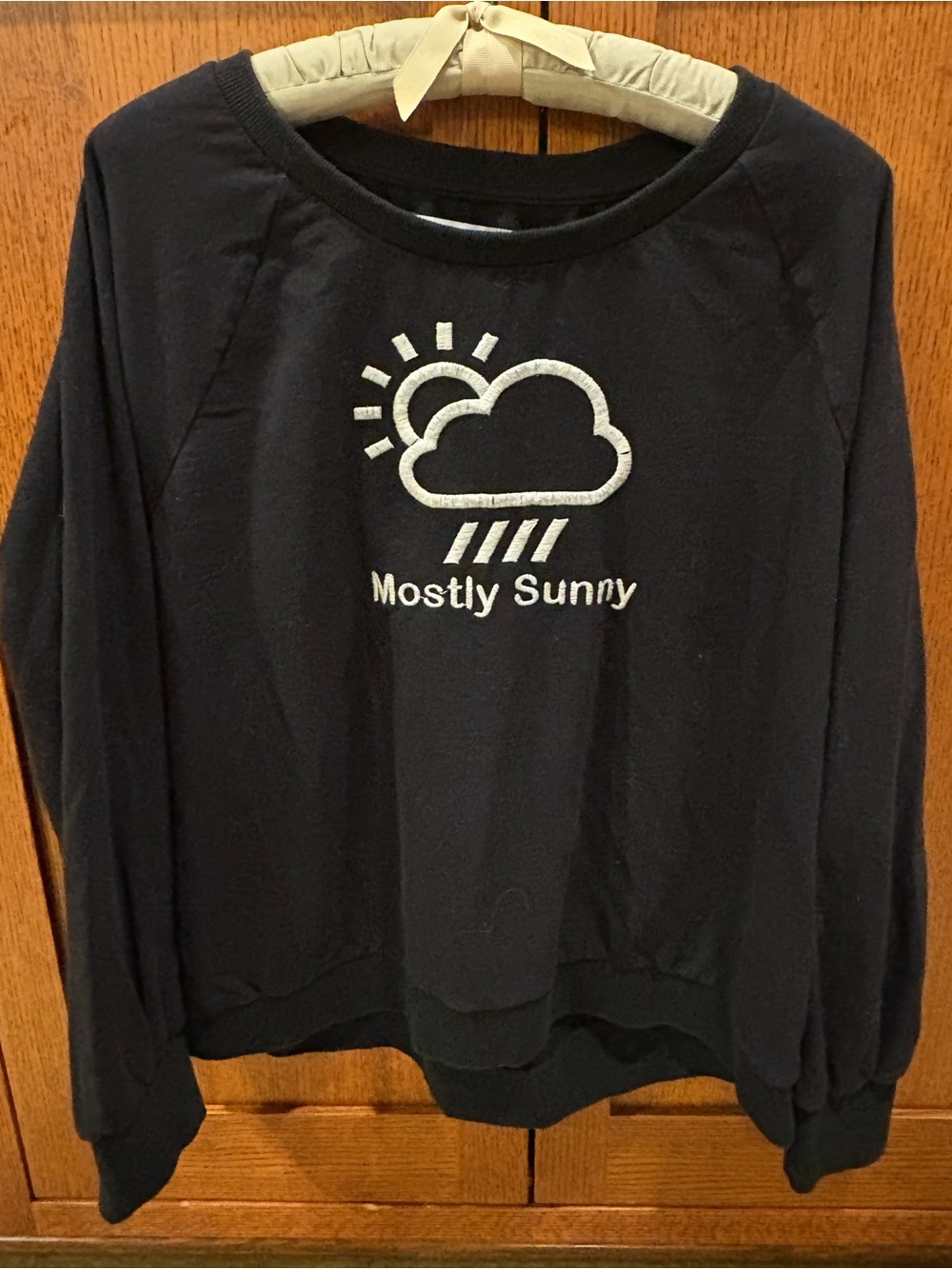 Mostly Sunny Graphic Sweatshirt - Black Size X Large